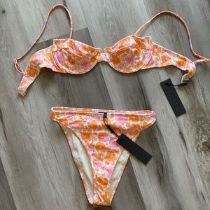 NEW WITH TAGS! Bright & floral Triangl bikini!